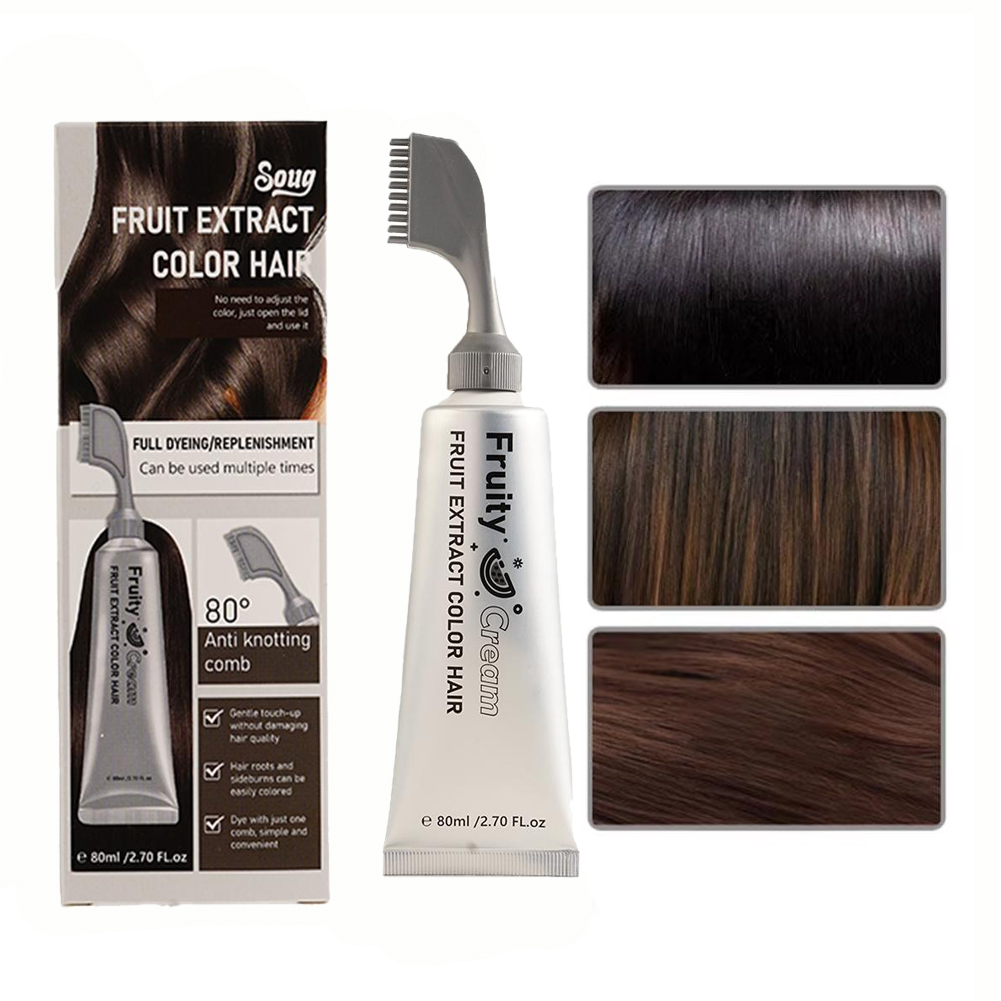 Hair Spray Color - Krim Pewarna Rambut Buah Ekstrak Tumbuhan