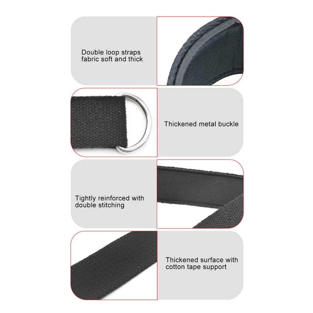 D Ring Strap - 2 buah Tali Pilates Ganda dengan