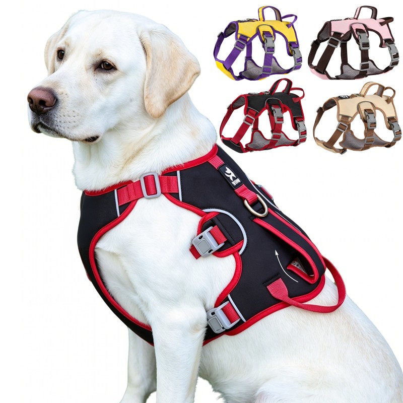 D Ring Strap - Harness Anjing Tanpa Tarikan untuk Jalan-Jalan