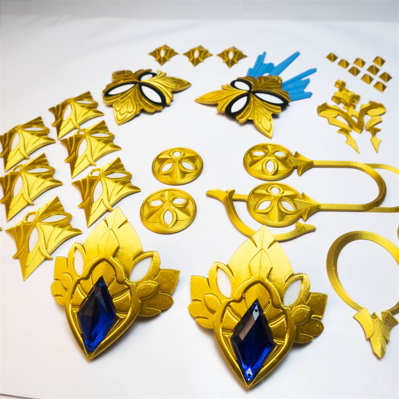 Cosplay Prop 3D Print Settings - Kualitas Terbaik 1 Set Honkai Star