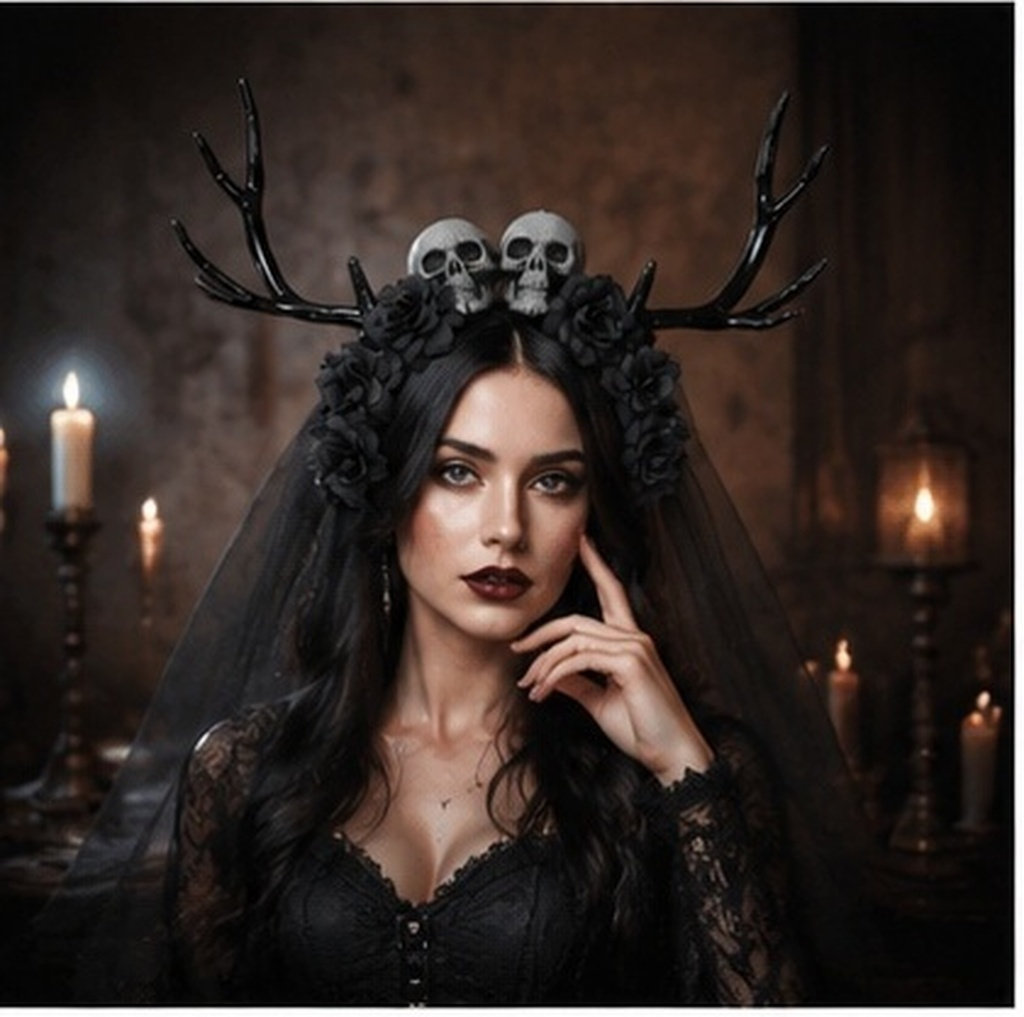Bando Bertema Tanduk Rusa untu - Easy Cosplay Prop ulasan dan harga