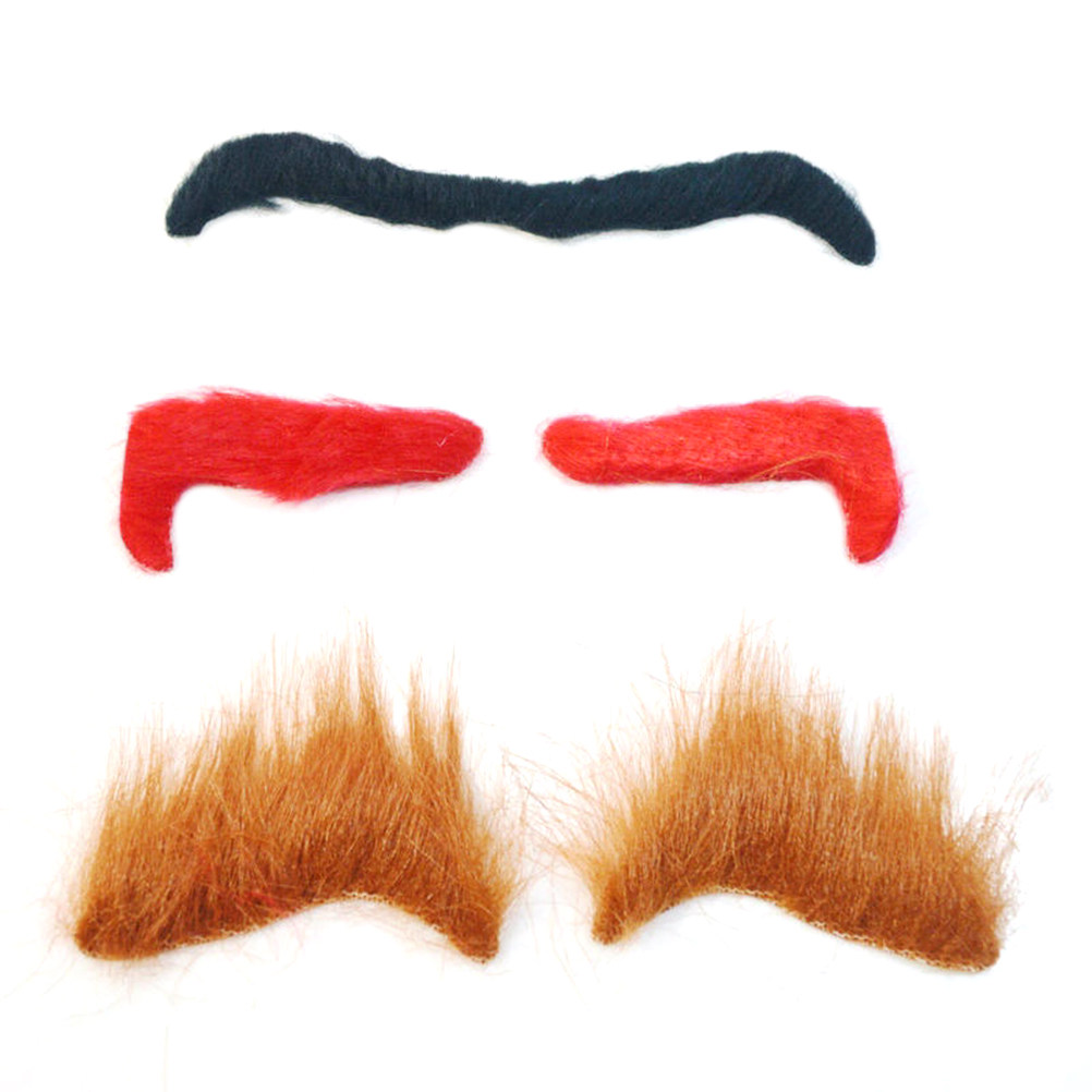 3 Pasang Alis Palsu Halloween, - Easy Cosplay Prop ulasan dan harga
