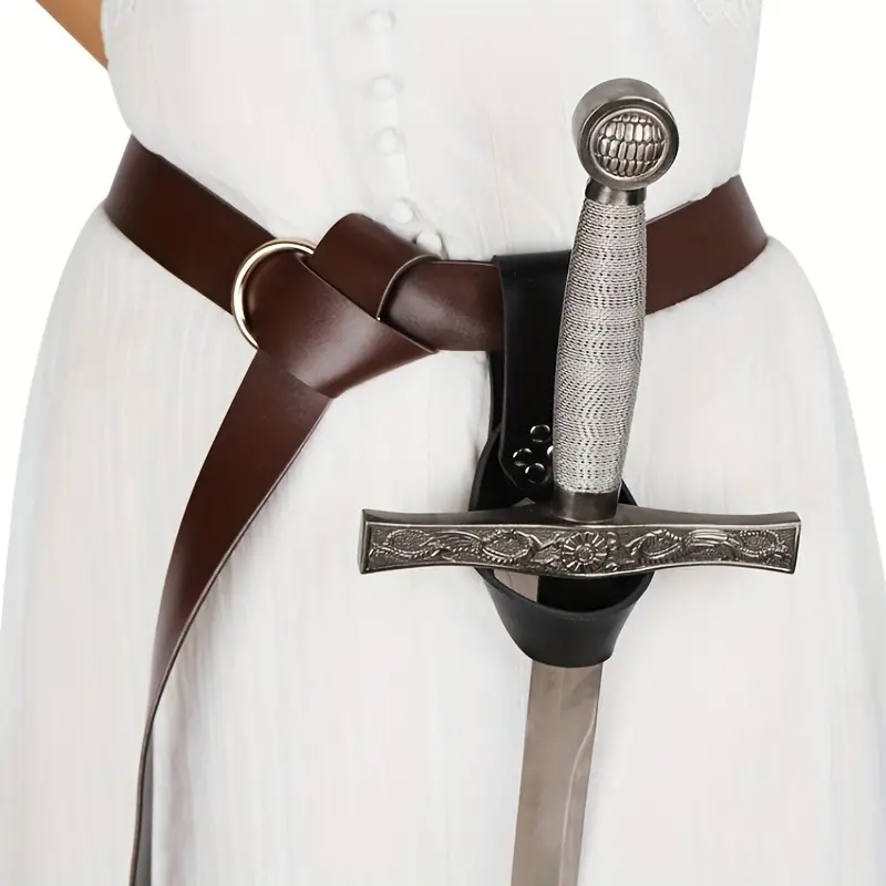 Sabuk Kulit Retro Viking denga - Cosplay Prop Dagger ulasan dan harga