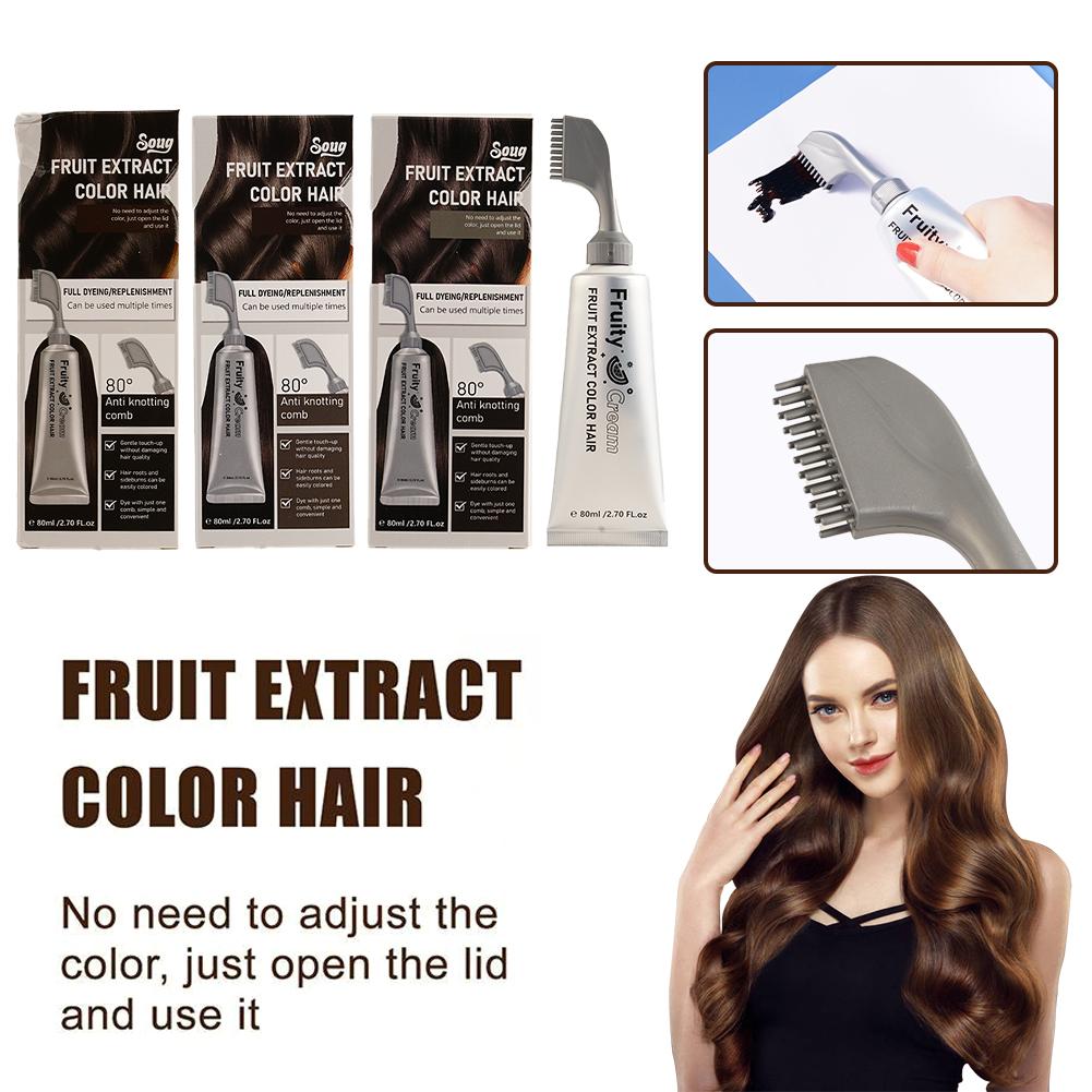 Krim Pewarna Rambut Buah Ekstr - Hair Spray Color ulasan dan harga