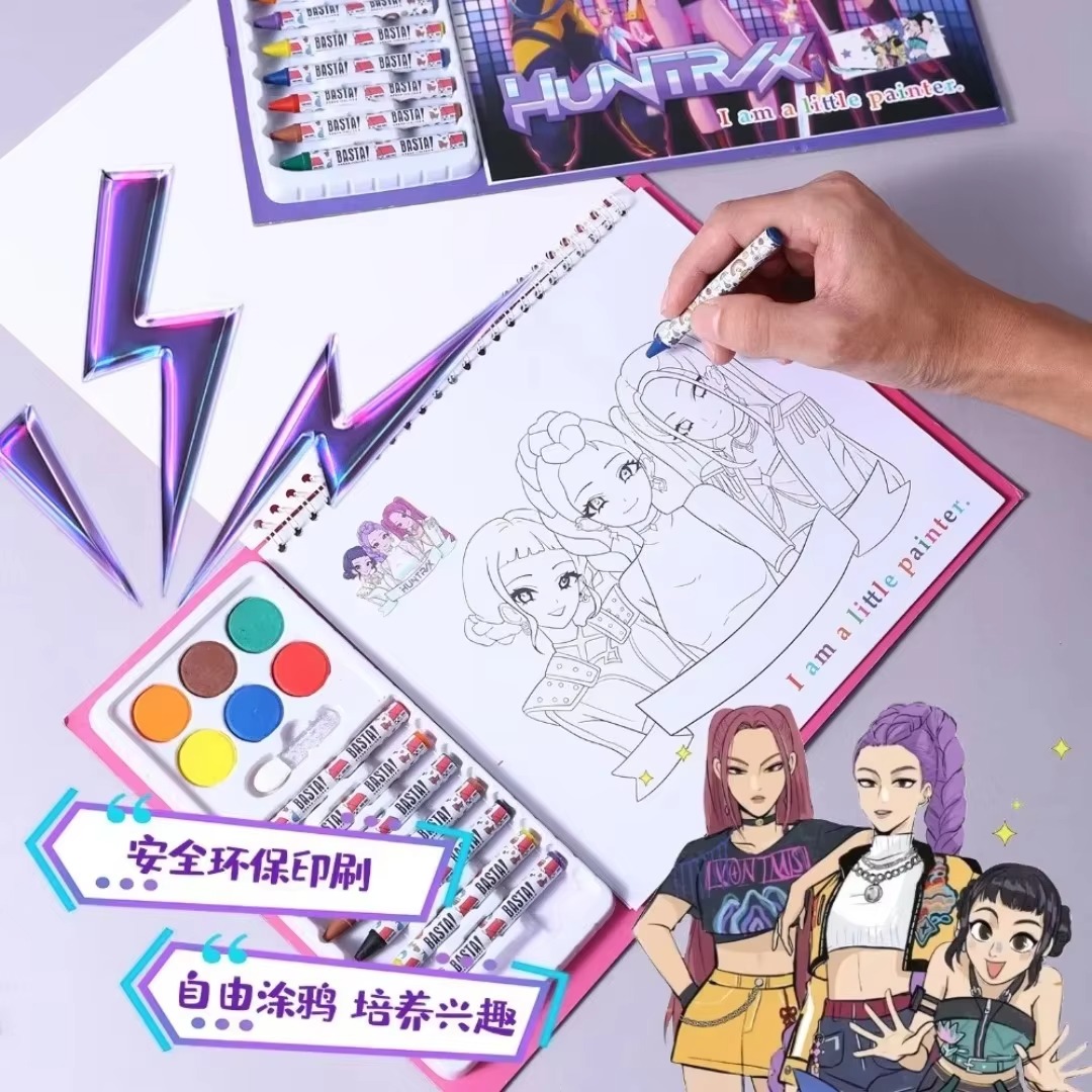 Buku mewarnai anime yang baru  - Cosplay Prop Paint ulasan dan harga