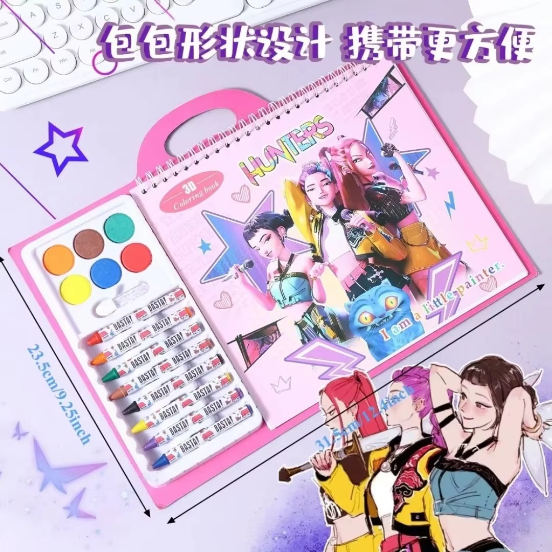 Buku mewarnai anime yang baru  - Cosplay Prop Paint ulasan dan harga