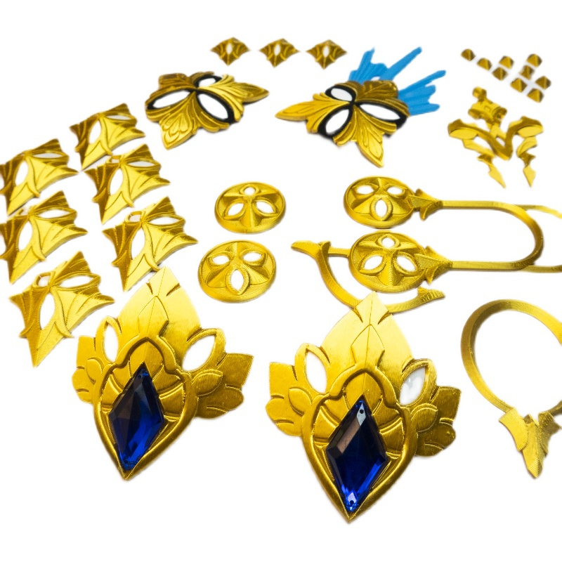 Kualitas Terbaik 1 Set Honkai  - Cosplay Prop 3D Print Settings ulasan dan harga