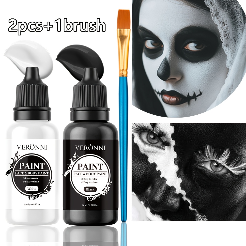 2 Botol Set Cat Wajah Hitam &  - Cosplay Prop Paint ulasan dan harga